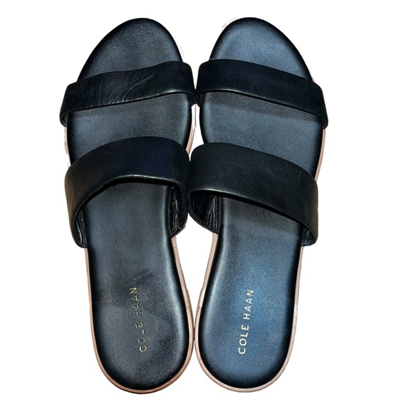Cole Haan Shoes - Cole Haan Black Slide Sandals Size 9.5 B
